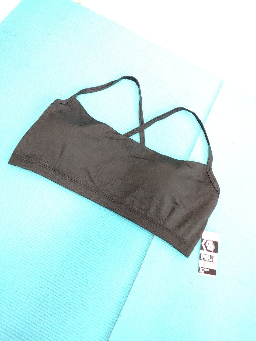 Series-8 Fitness Women's Strappy Sports Bra Remov Pads XXL